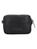 HIDE & STITCHES Leder-Umhängetasche in Schwarz - (B)20 x (H)17 x (T)5 cm