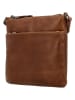 HIDE & STITCHES Leder-Umhängetasche in Hellbraun - (B)20 x (H)18 x (T)1,5 cm