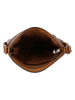 HIDE & STITCHES Leder-Umhängetasche in Braun - (B)23 x (H)23 x (T)4 cm