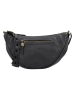 HIDE & STITCHES Leren borstbuidel zwart - (B)31 x (H)17 x (D)9 cm