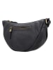 HIDE & STITCHES Leder-Brustbeutel in Schwarz - (B)31 x (H)17 x (T)9 cm