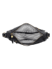 HIDE & STITCHES Leder-Brustbeutel in Schwarz - (B)31 x (H)17 x (T)9 cm