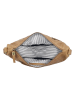 HIDE & STITCHES Leder-Brustbeutel in Hellbraun - (B)31 x (H)17 x (T)9 cm