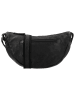 HIDE & STITCHES Leder-Brustbeutel in Schwarz - (B)32 x (H)17 x (T)10 cm