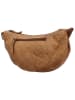 HIDE & STITCHES Leder-Brustbeutel in Hellbraun - (B)32 x (H)17 x (T)10 cm