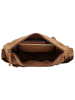 HIDE & STITCHES Leder-Brustbeutel in Hellbraun - (B)32 x (H)17 x (T)10 cm