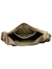 HIDE & STITCHES Leder-Brustbeutel in Beige - (B)32 x (H)17 x (T)10 cm