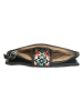 micmacbags Leren portemonnee zwart - (B)17 x (H)10 x (D)3 cm