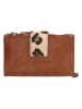 micmacbags Leder-Geldbörse in Hellbraun - (B)17 x (H)10 x (T)2 cm