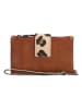 micmacbags Leder-Geldbörse in Hellbraun - (B)17 x (H)10 x (T)2 cm