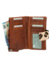 micmacbags Leder-Geldbörse in Hellbraun - (B)17 x (H)10 x (T)2 cm