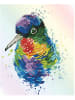 DIAMOND DOTZ Kreativset "Diamond Painting Regenbogen Vogel" - ab 14 Jahren