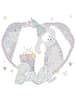 DIAMOND DOTZ Kreativset "Diamond Painting Barbie mit Einhorn" - ab 6 Jahren