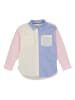 Tommy Hilfiger Bluse in Rosa/ Hellblau/ Creme