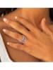 Les Petites Précieuses Rosévergold. Ring mit Edelsteinen