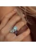 Les Petites Précieuses Silber-Ring mit Edelsteinen