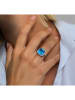 Les Petites Précieuses Silber-Ring mit Edelsteinen