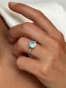 Les Petites Précieuses Silber-Ring mit Edelsteinen
