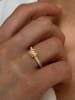 Les Petites Précieuses Vergold. Ring mit Edelsteinen