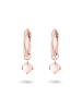 Les Petites Précieuses Rosévergold. Creolen mit Edelsteinen