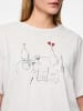 Pieces Shirt "Signe" in Weiß