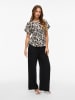 Vila Shirt in Hellbraun/ Creme