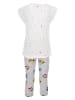 Disney Minnie Mouse Pyjama "Minnie" in Weiß/ Grau