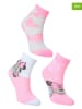 Disney Minnie Mouse 3er-Set: Socken "Minnie" in Rosa