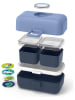 Monbento 7-delige lunchset blauw