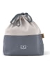 Monbento 7tlg. Lunch-Set "Leopard" in Blau/ Grau