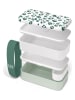 Monbento 7-delige lunchset "Leopard" groen
