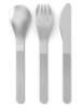 Monbento 6-delige lunchset "Element" grijs