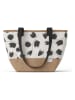 Monbento Lunchtasche in Creme/ Schwarz/ Hellbraun - (B)18,8 x (H)21,2 cm
