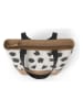 Monbento Lunchtasche in Creme/ Schwarz/ Hellbraun - (B)18,8 x (H)21,2 cm