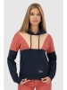 alife and kickin Hoodie "Francesca" in Dunkelblau/ Beige/ Rot
