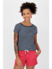 alife and kickin Shirt "Zoja" in Grau/ Weiß