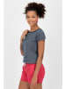 alife and kickin Shirt "Zoja" in Grau/ Weiß