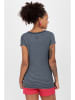 alife and kickin Shirt "Zoja" in Grau/ Weiß