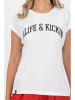 alife and kickin Shirt "Dine" in Weiß