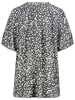 Eight2Nine Bluse in Grau/ Weiß