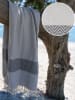Towel to Go Strandtuch "Balik" in Grau - (L)180 x (B)100 cm