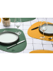 Björn 6er-Set: Tischsets in Grün/ Senf - (L)44 x (B)37 cm