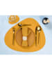 Björn 6er-Set: Tischsets in Grün/ Senf - (L)44 x (B)37 cm