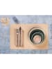 Björn 6-delige set: placemats lichtgroen/lichtroze - (L)44,5 x (B)30 cm