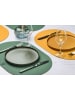 Björn 6er-Set: Tischsets in Grün/ Senf - (L)44,5 x (B)30 cm