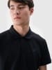 4F Poloshirt in Schwarz