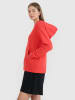 4F Bluza w kolorze czerwonym