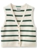 Scotch & Soda Strickweste in Creme/ Grün