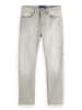 Scotch & Soda Spijkerbroek - tapered fit - grijs