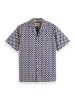 Scotch & Soda Blouse - regular fit - beige/blauw